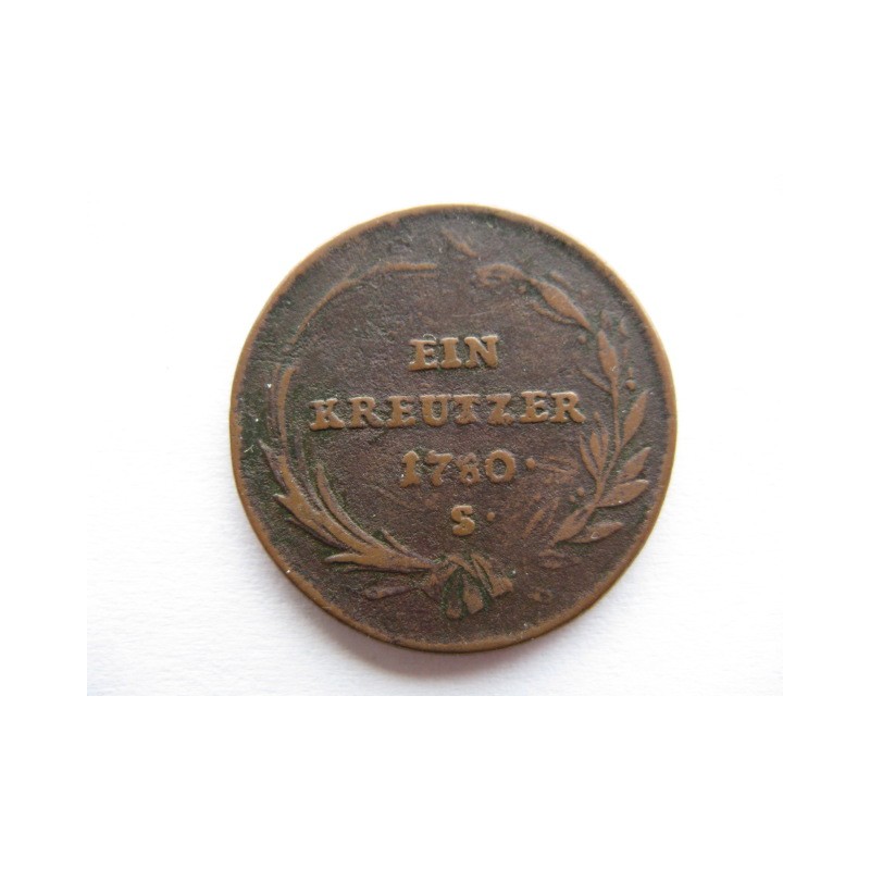 Ein Kreutzer 1780 S - Marie Terezie