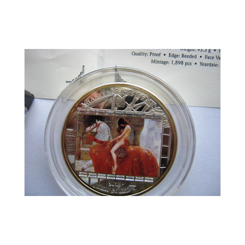 Stříbrná mince 3 Oz Lady Godiva